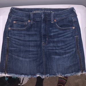 Brand New American Eagle Short Jean Skirt